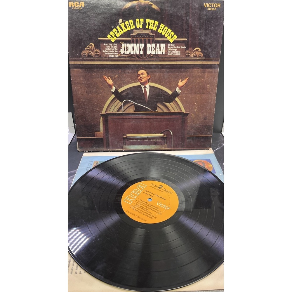 Jimmy Dean Speaker of the House RCA Victor LP LSP-4035‎ 12" 33RPM Vinyl